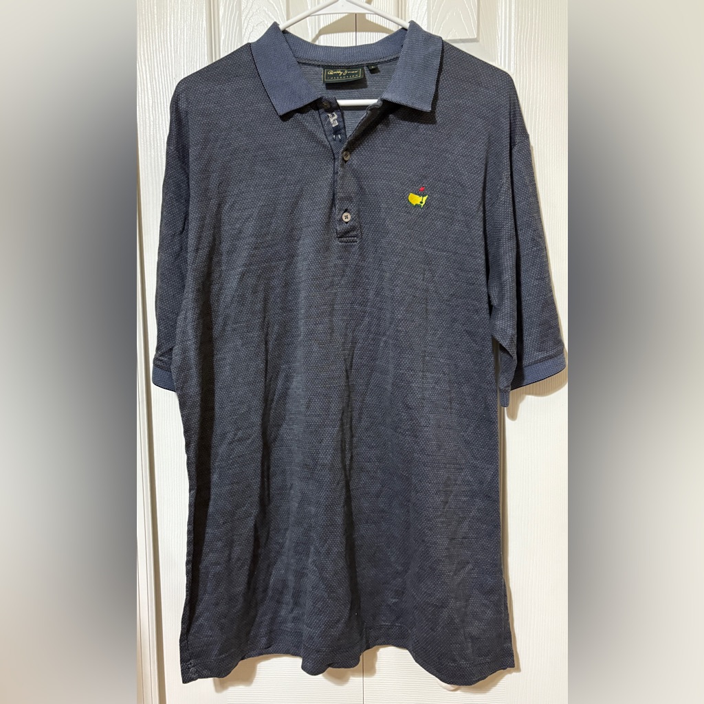 Bobby Jones Mens Gray Masters Tournament Golf Polo Shirt Large